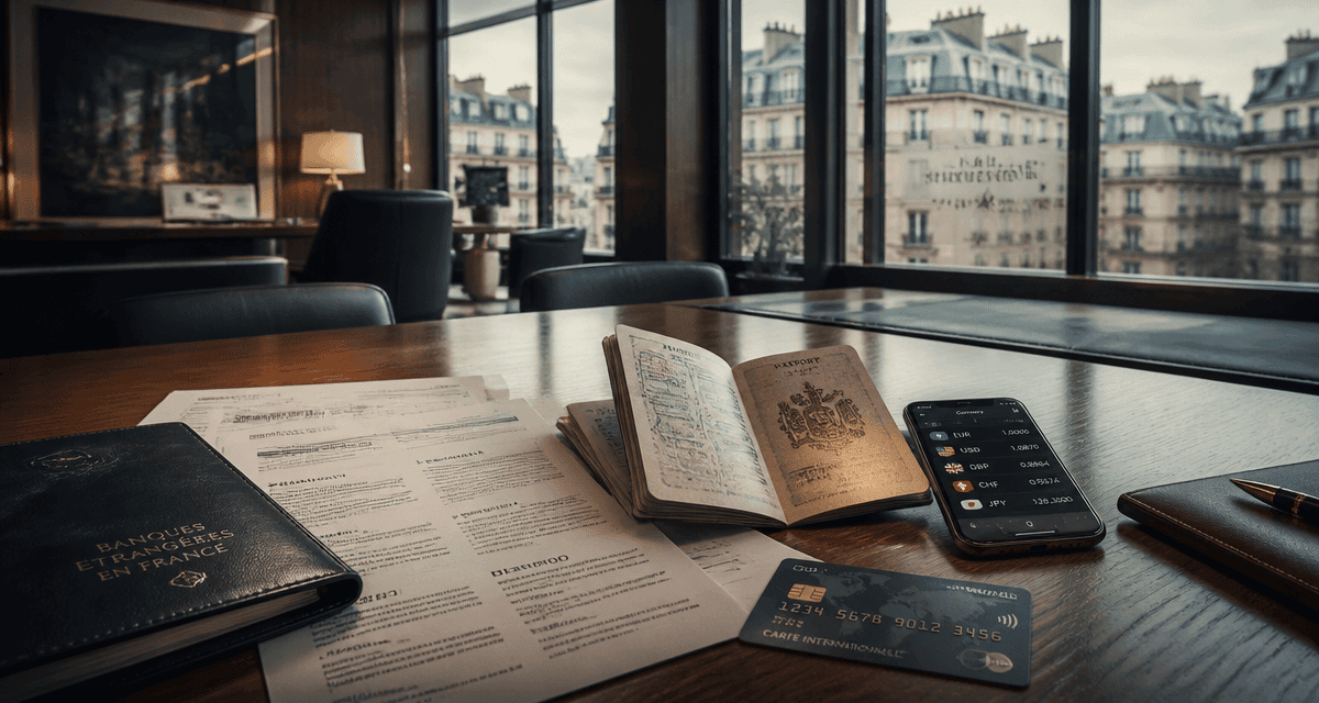 banque etrangere en france hall bancaire documents devises