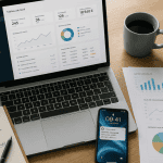 crm and e commerce bureau et tableau de bord