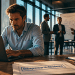 entrepreneurs-in-residence travaillant devant investisseurs