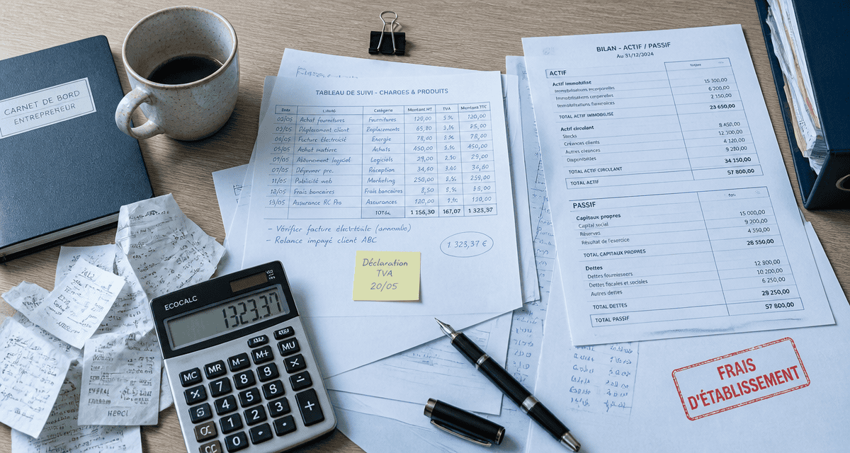 frais d établissement sur bureau comptable
