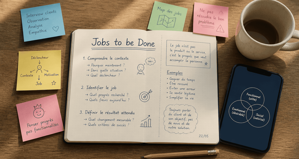 jtbd jobs to be done carnet café bureau