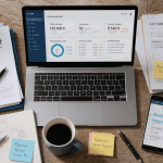 logiciel erp gratuit sur bureau moderne