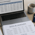 logiciel immobilisation sur bureau moderne