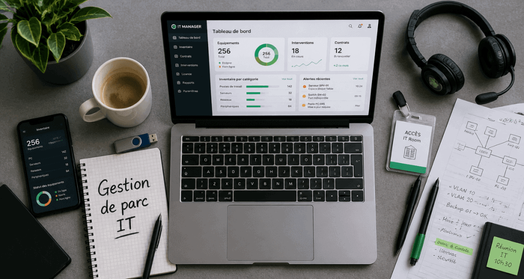 solution de gestion de parc informatique sur bureau moderne