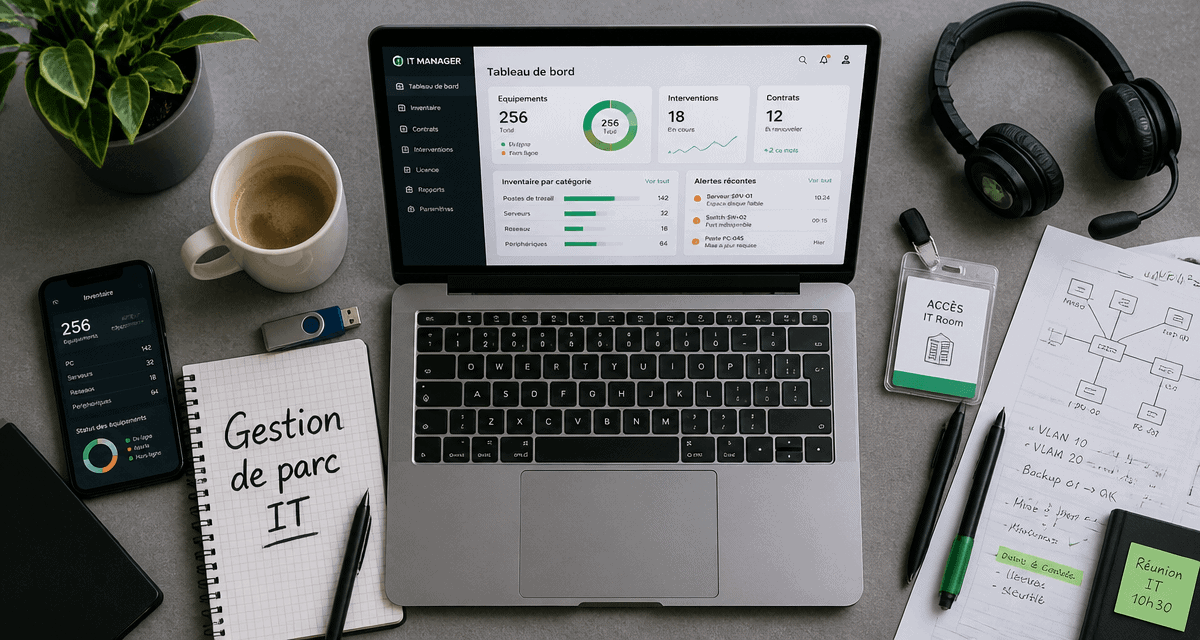 solution de gestion de parc informatique sur bureau moderne