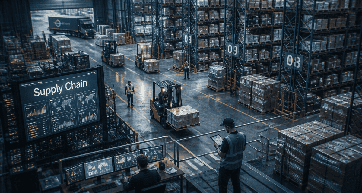 supply chain entrepôt activité