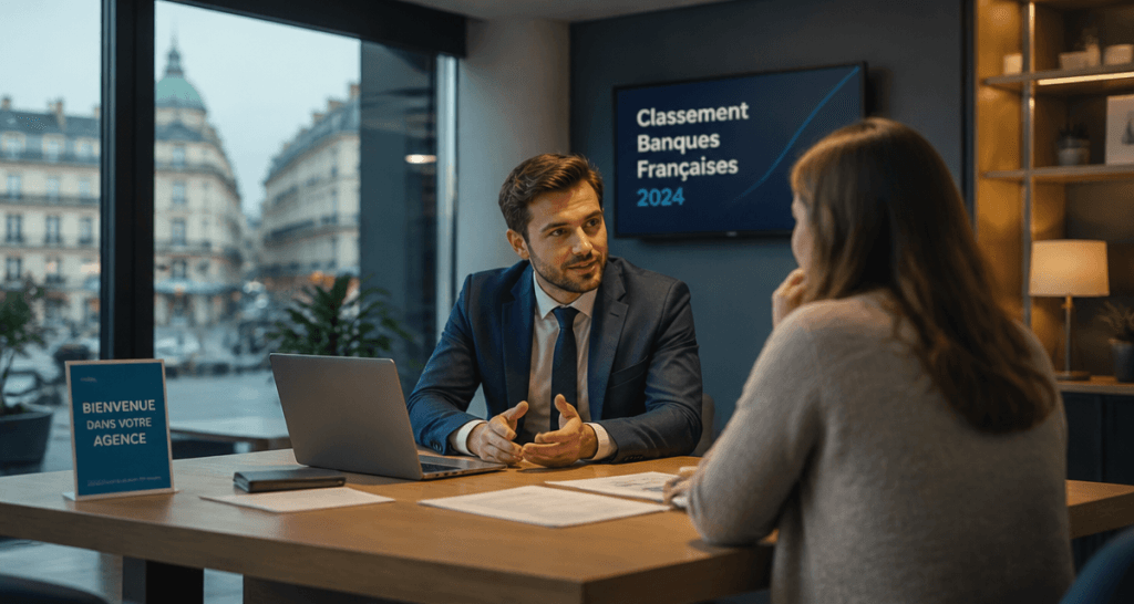 Top 10 des banques françaises 2024 en agence moderne