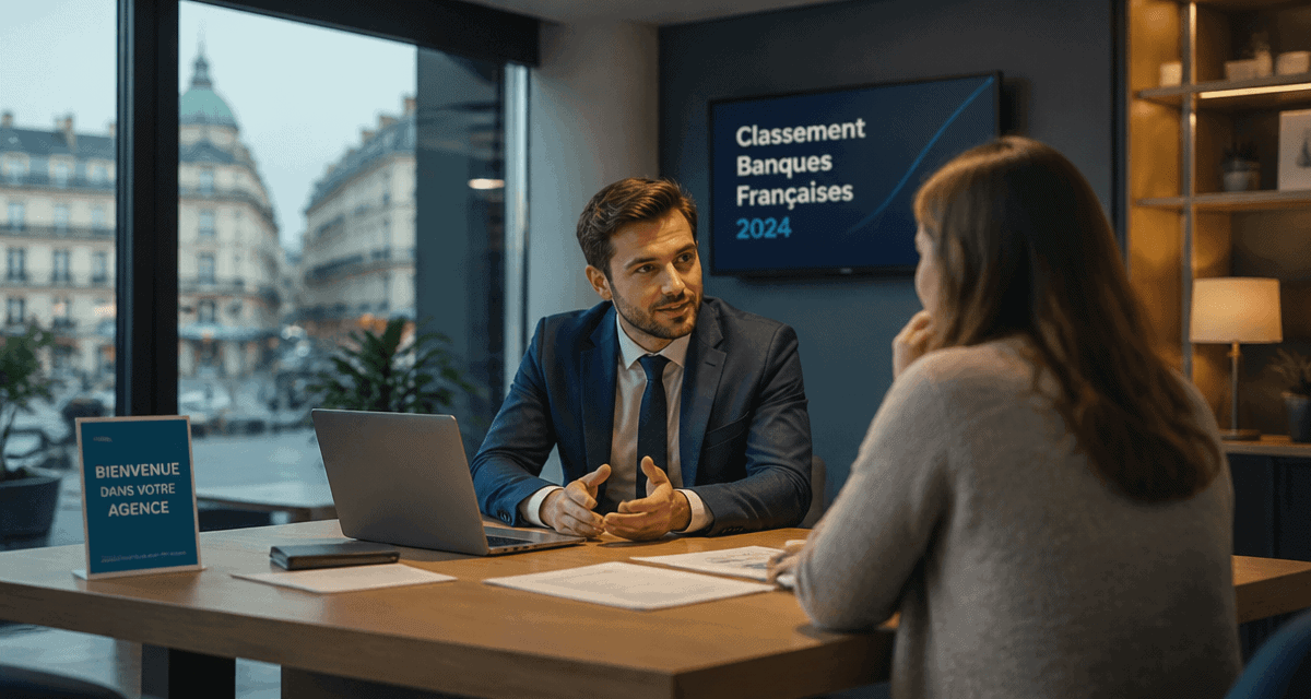 Top 10 des banques françaises 2024 en agence moderne