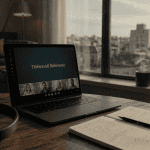 travailler en remote salon bureau moderne