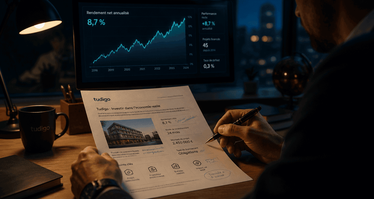 tudigo avis fiche projet rendement investisseur