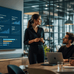 Webmarketing équipe analyse tableau de bord