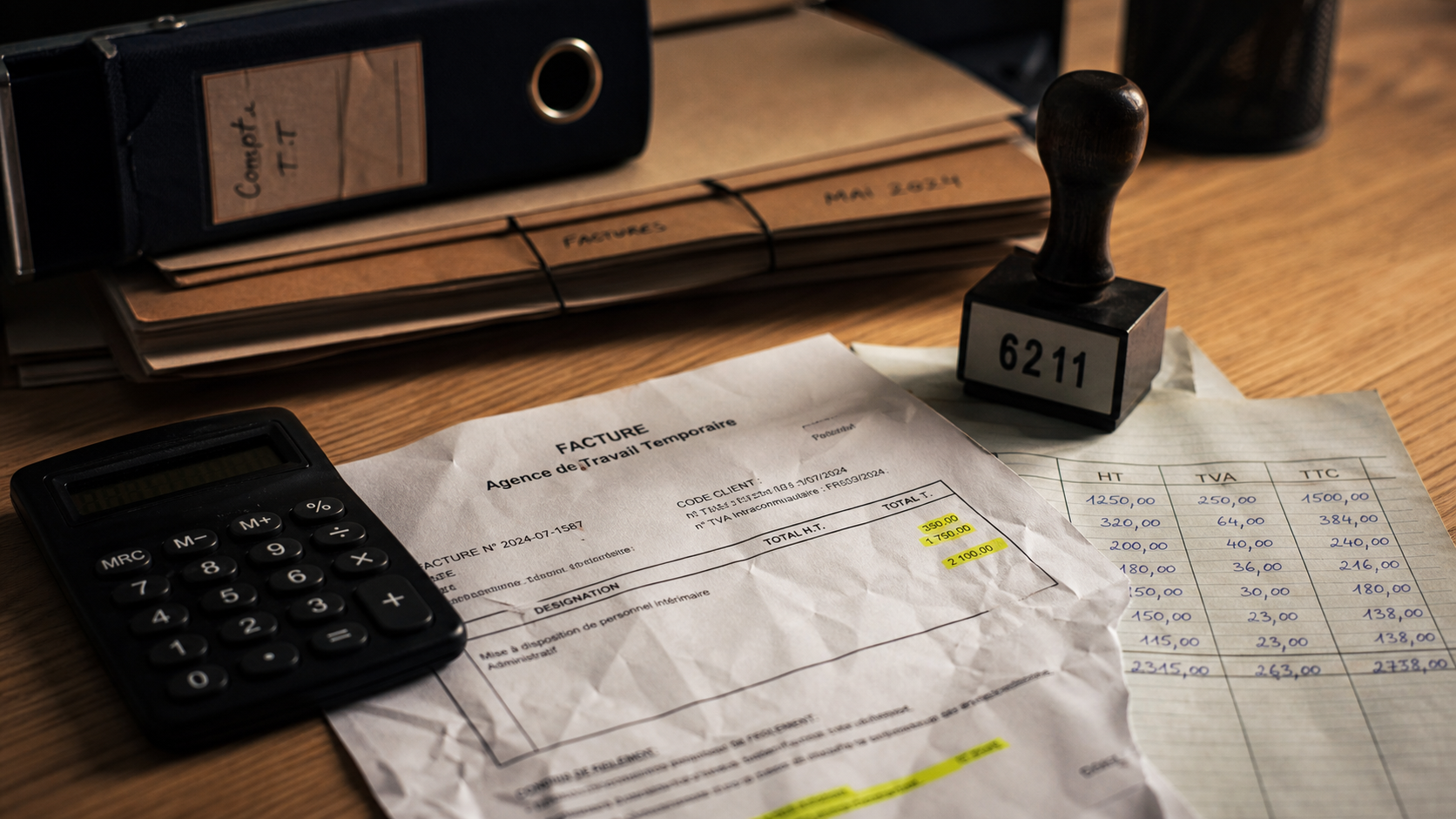 Compte comptable interim 6211 : écritures et facture d’intérim à sécuriser