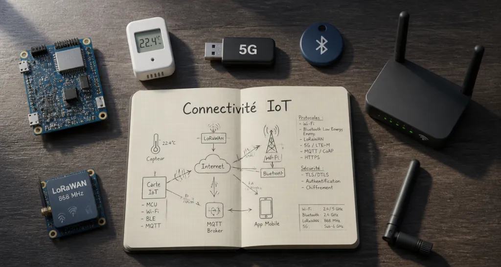connectivité iot objets connectés et réseaux