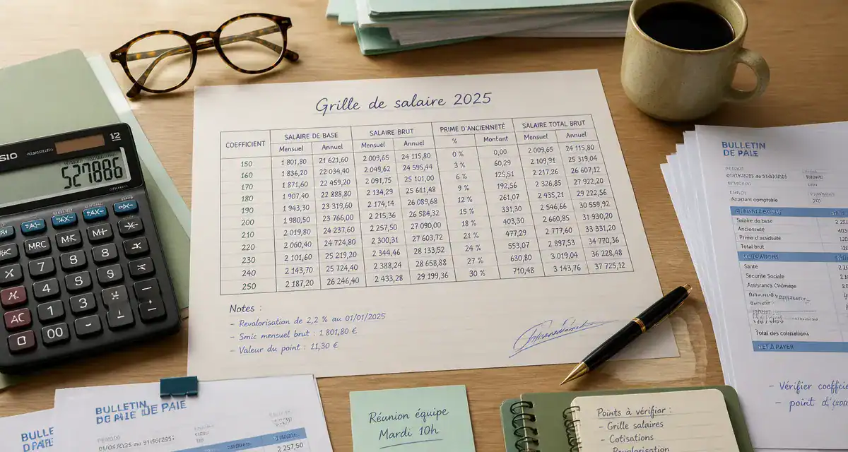grille salaire expert comptable 2025 sur bureau