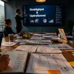 Réunion marketing stratégique opérationnel