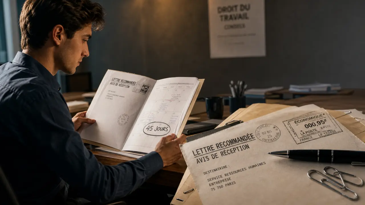 Apprentissage demission : 45 jours en entreprise