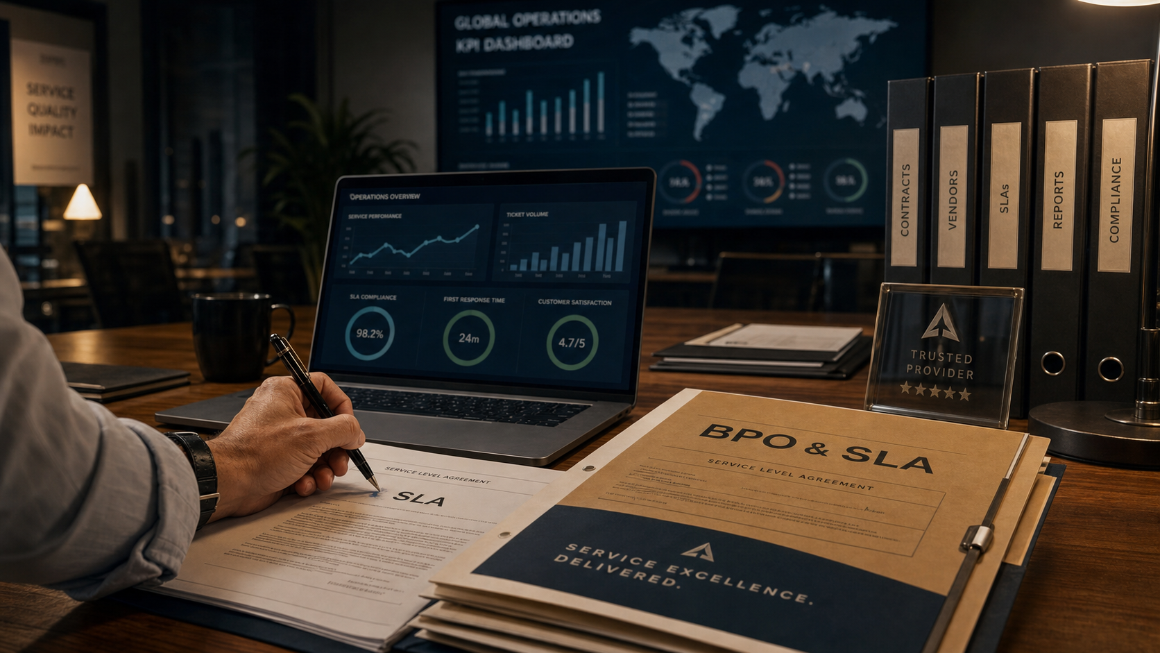 BPO définition et SLA : fonctionnement du process