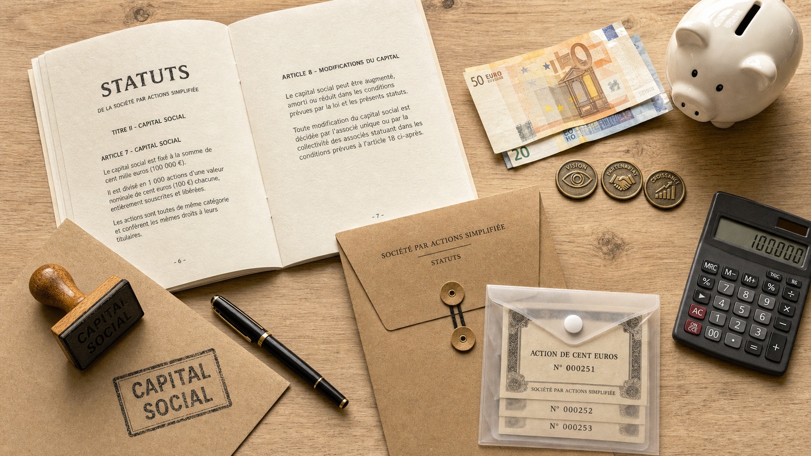 Capital social d une entreprise : apports, dépôt et évolution