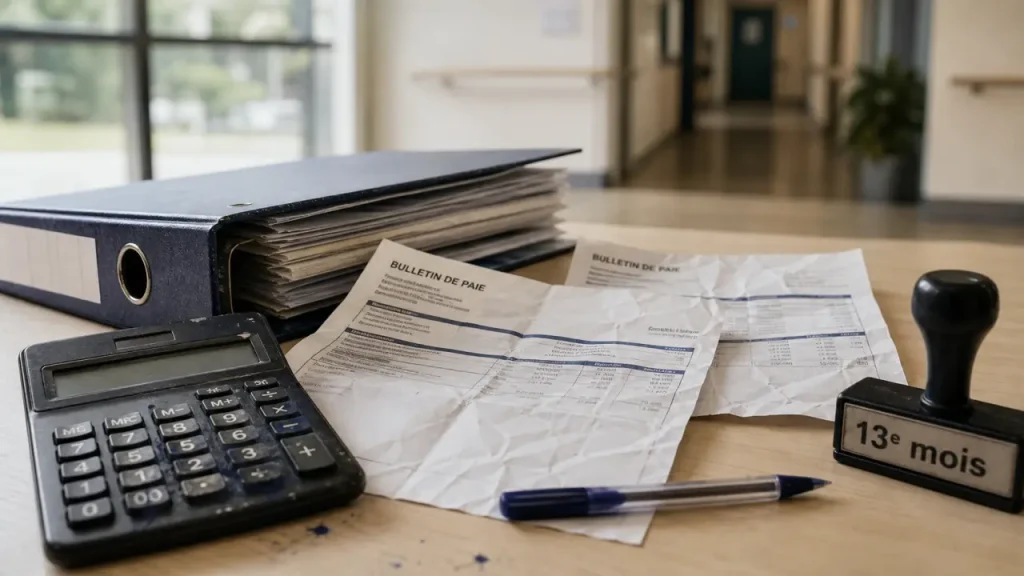 convention 66 13eme mois calcul au 31 décembre, prorata et erreurs de paie