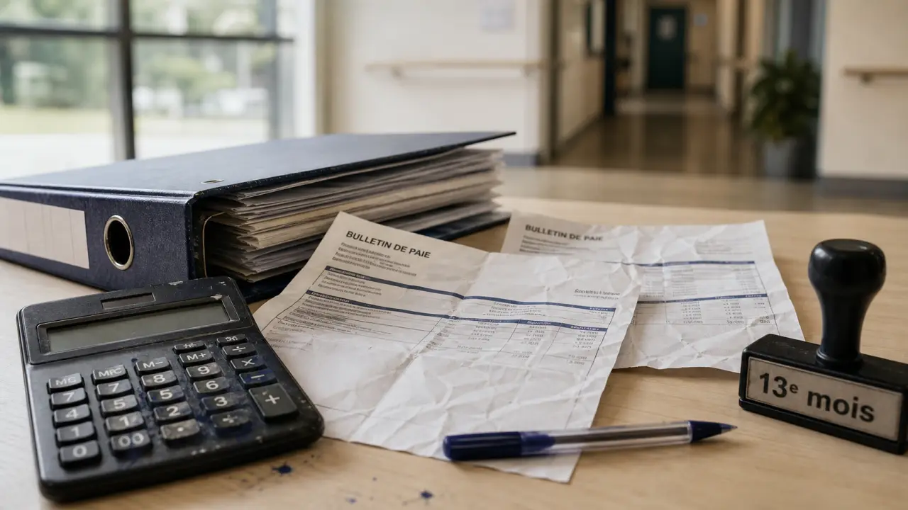 convention 66 13eme mois calcul au 31 décembre, prorata et erreurs de paie