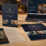 Création supports de communication : flyer, brochure et fiche produit imprimés