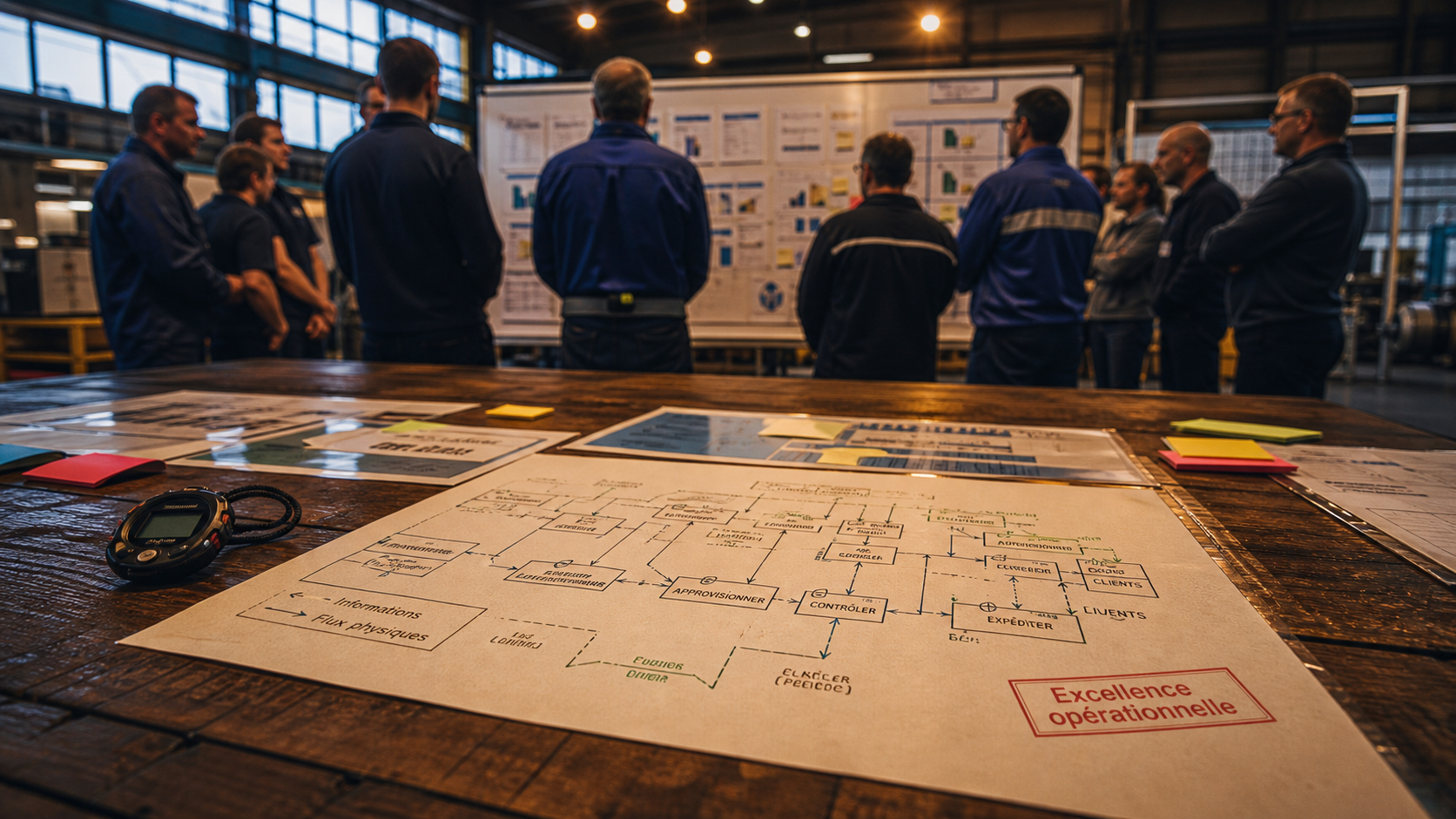 Définition excellence opérationnelle : méthodes et discipline en open-space industriel