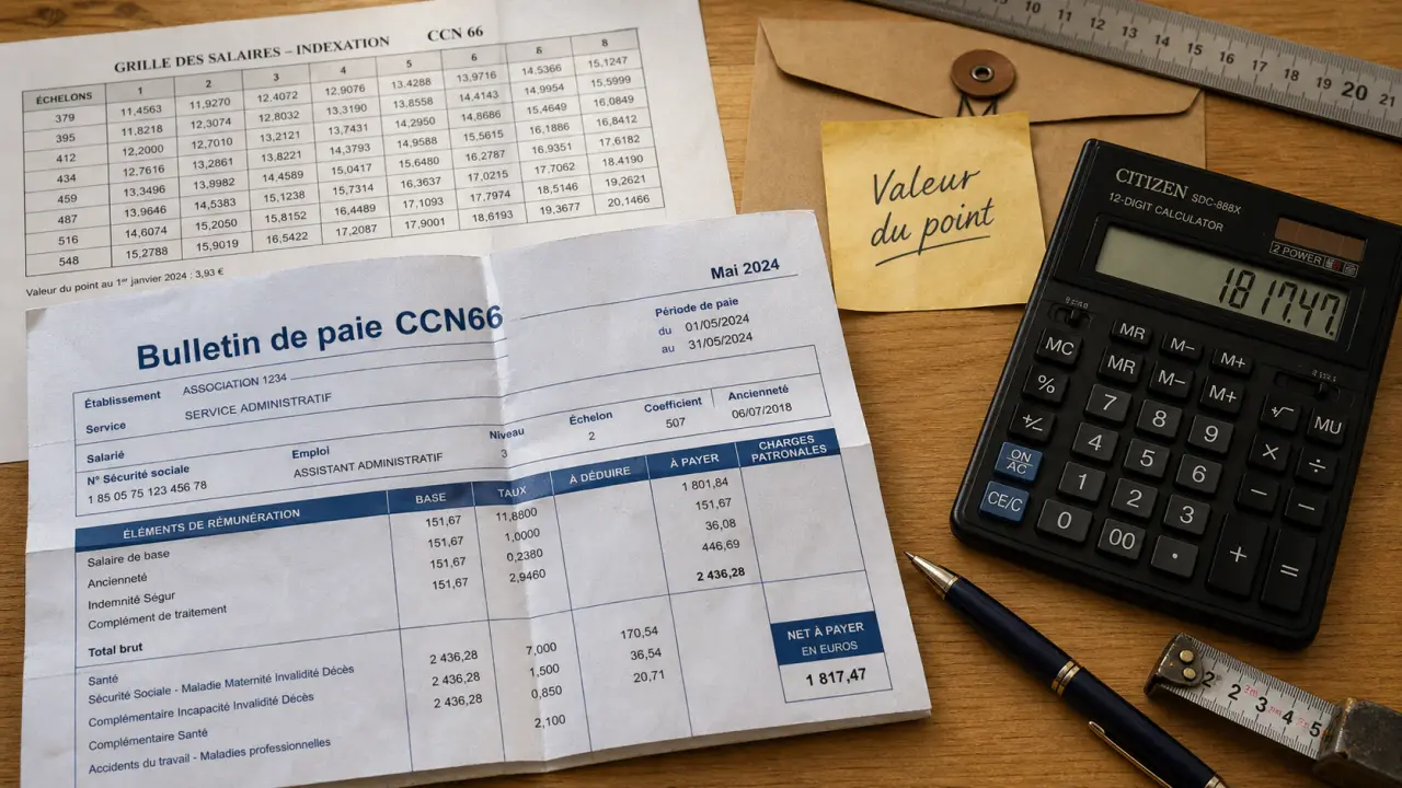 Salaire convention collective 66 : calcul et contrôle du bulletin de paie