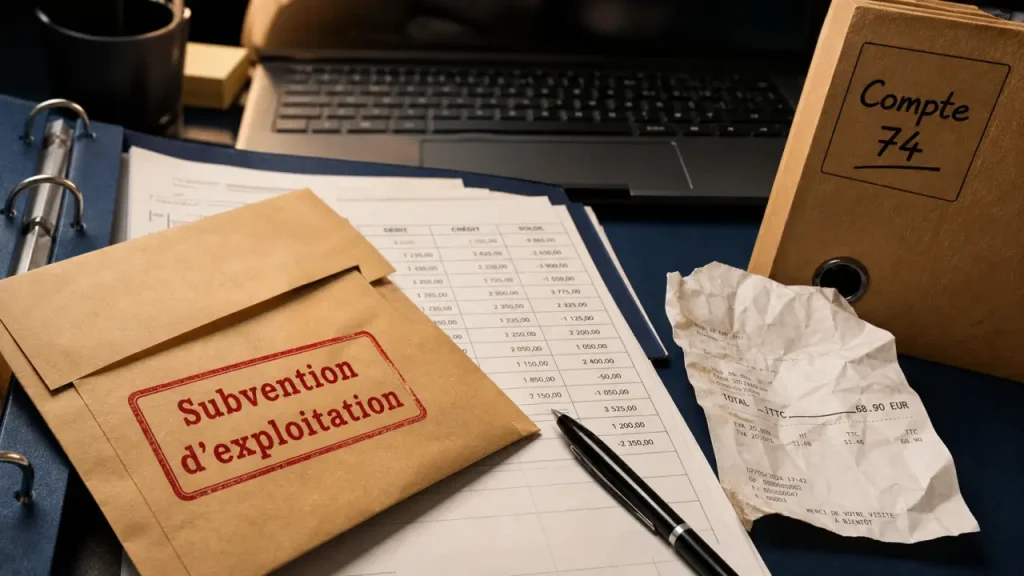 Subvention d exploitation : dossier compte 74 en comptabilité