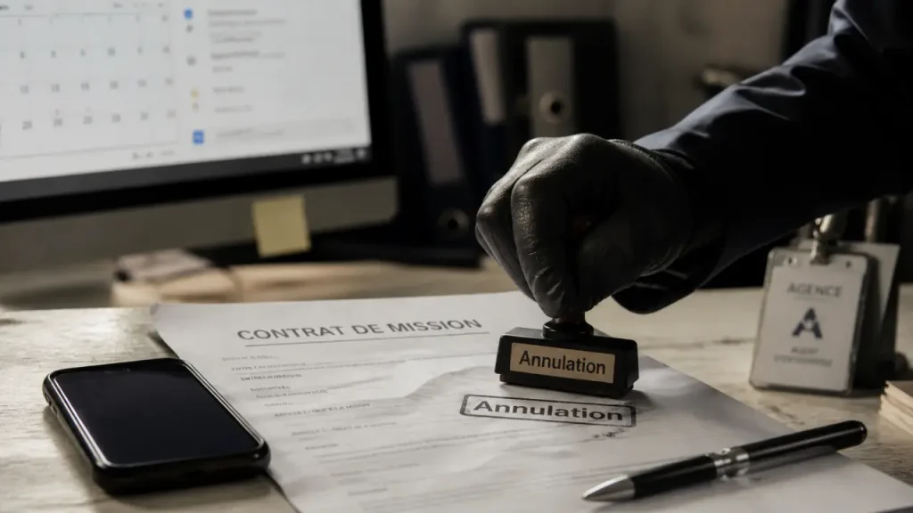 Peut-on annuler une mission intérim avant signature, le jour J ou en cours de contrat ?