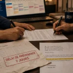 Délais de prévenance planning : règlement et risques de litige, document signé