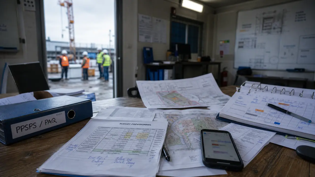 Fiche de poste conducteur de travaux : budget, sécurité et réception sur chantier