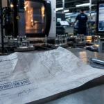 Usine de production en France : atelier CNC, preuves qualité ISO sur fiche technique.