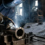 Chaudronnerie industrielle : soudage MIG sur acier inox en atelier