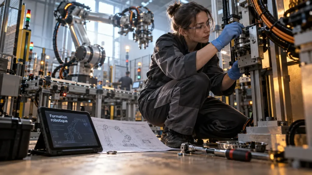 Formation en robotique industrielle : 2 à 5 jours ou 7 mois, quel parcours pour quel métier ?