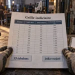 Grille agent de maitrise : 13 échelons et indice majoré