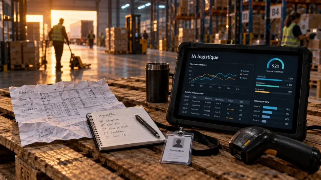 IA logistique : prévisions, tournées et stocks mieux pilotés sur le terrain