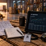 IA logistique pour prévisions, tournées et stocks en entrepôt