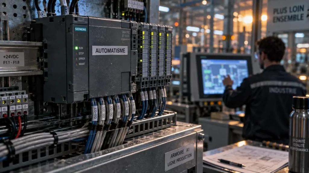 Automatisme industriel : capteurs, automate et supervision pour piloter la production