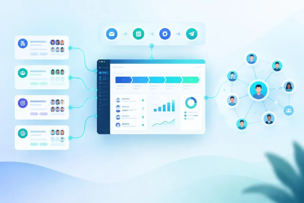 Les outils digitaux B2B améliorent la vente, à condition de relier CRM, prospection et données