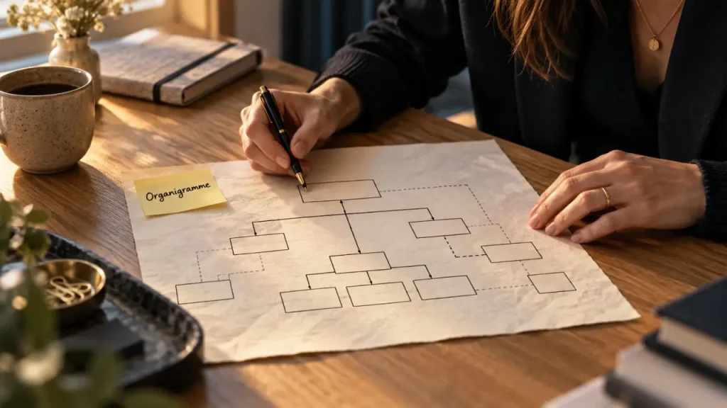 C’est quoi un organigramme ? Postes, liens hiérarchiques et décisions en clair